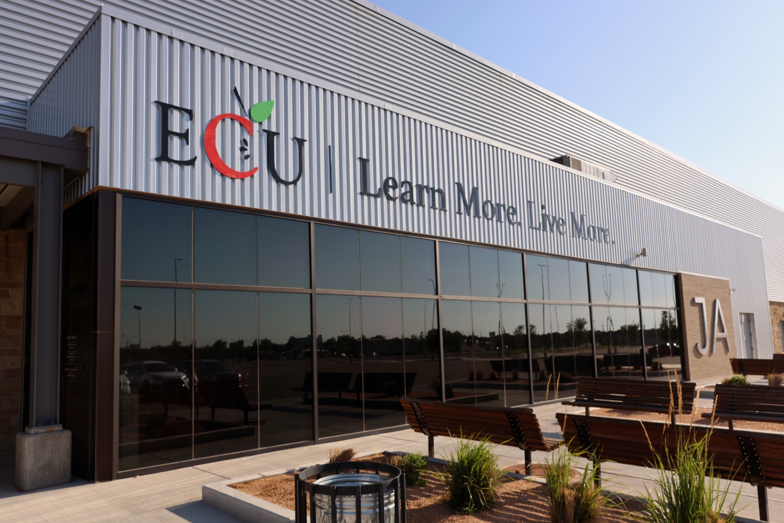 Exterior of the Education Credit Union AmTech Branch
