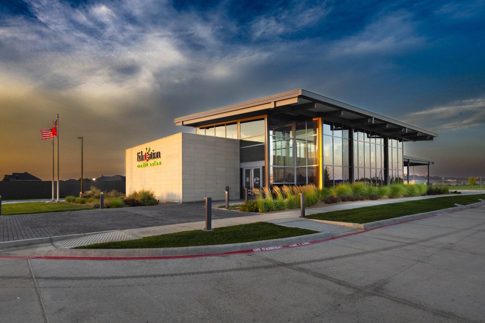 Exterior of the Education Credit Union Canyon Branch