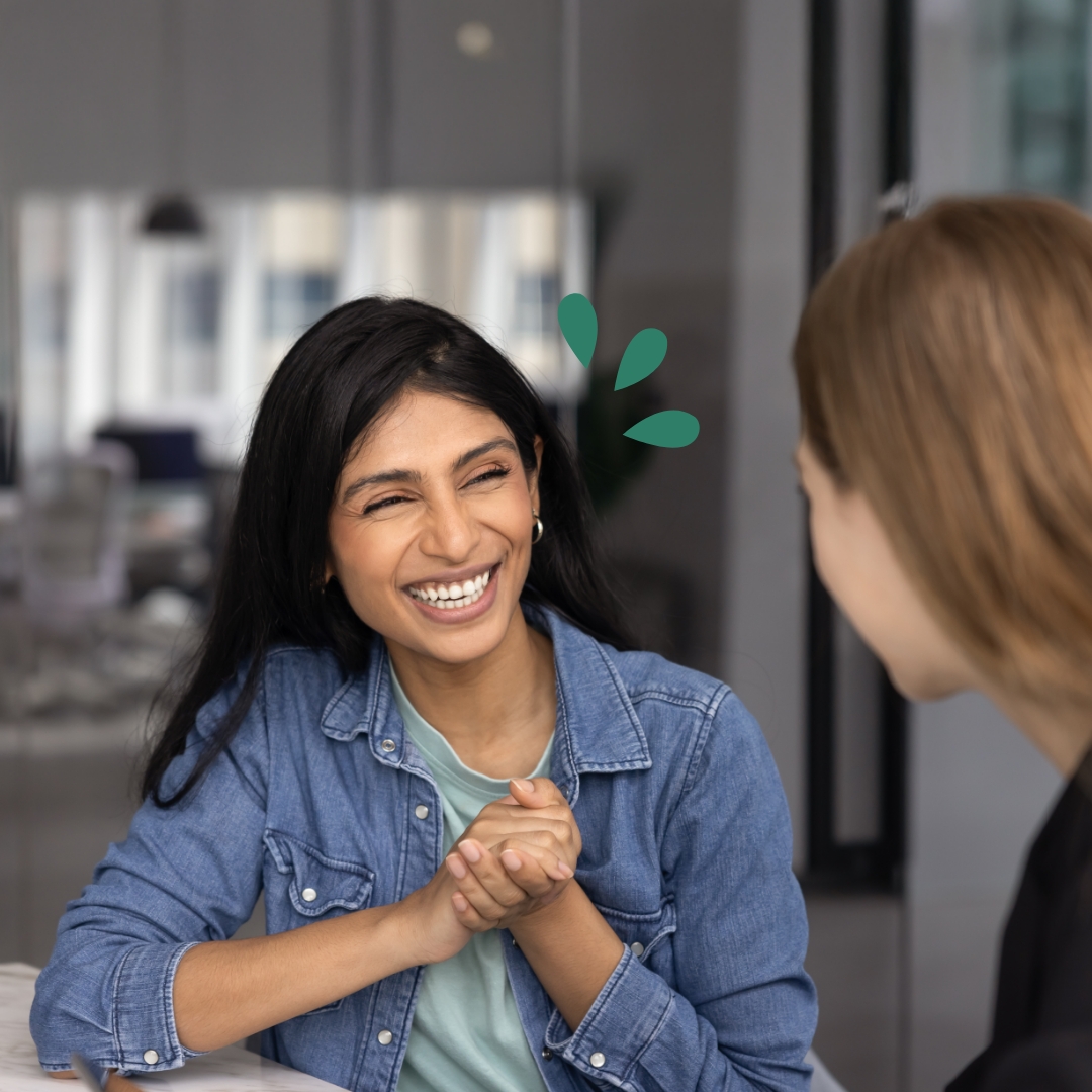 Certified Financial Coaches Woman discussing with financial coach